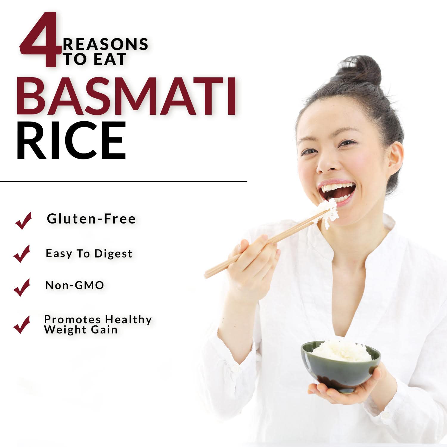 Himalayan Chef Basmati Rice, Natural Extra Long Grain Super Kernal Rice, Premium Quality, Quick Cooking Aromatic, Non-GMO, Halal and Kosher Certified - 10 lbs