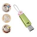 3 in 1 Cup Lid Gap Cleaning Brush, Multifunctional Bottle Brush, Cup Lid Gap Cleaner, Home Kitchen Crevice Cleaning Brush Tools (Green)