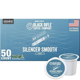 Black Rifle Coffee Company Silencer Smooth, 50 Count, Light Roast K Cups - Single Serve K Cups Coffee Pods - Kcup Pods Compatible with Keurig 1.0