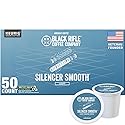 Black Rifle Coffee Company Silencer Smooth, 50 Count, Light Roast K Cups - Single Serve K Cups Coffee Pods - Kcup Pods Compatible with Keurig 1.0