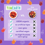YumEarth Easter Candy Organic Gummy Fruits, 4 Ounce - Spring Fruit Flavors - Allergy Friendly, Gluten Free, Non-GMO, Vegan, No Artificial Dyes
