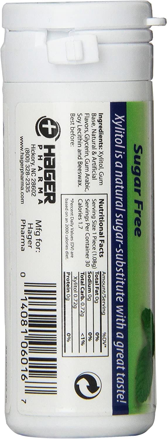 Miradent Xylitol Chew Gum Sprmnt 30 Ct