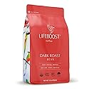 Lifeboost Dark Organic Coffee Beans - Single Origin Non-GMO Dark Roast Low Acid Coffee Beans - Third Party Tested For Mycotoxins & Pesticides - Whole