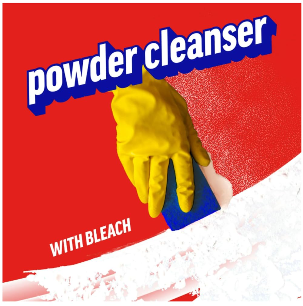 Ajax Powder Cleanser With Bleach, 14 Oz