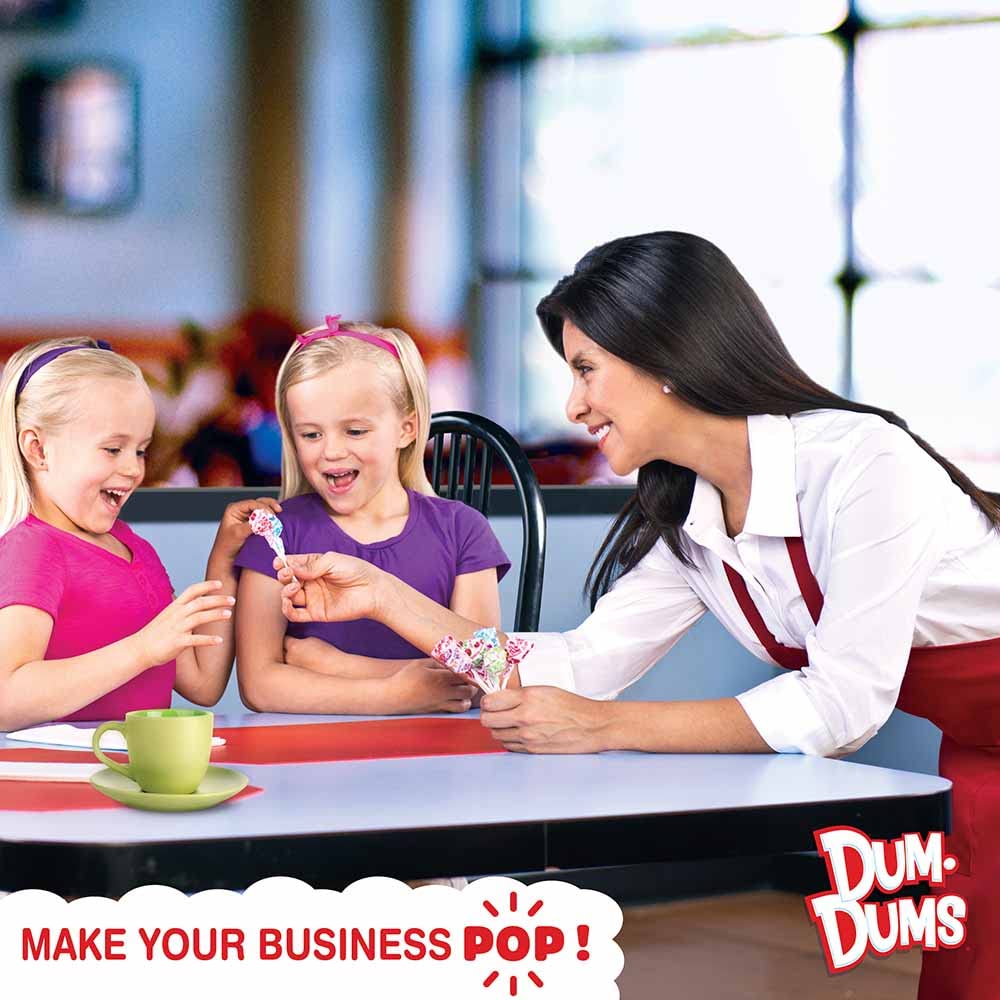 Dum-Dum Pops 1,000 Count Bucket - Assortment of Original Mix Suckers, Lollipop Case for Classroom, Work, Events - Bulk Candy for Any Occasion