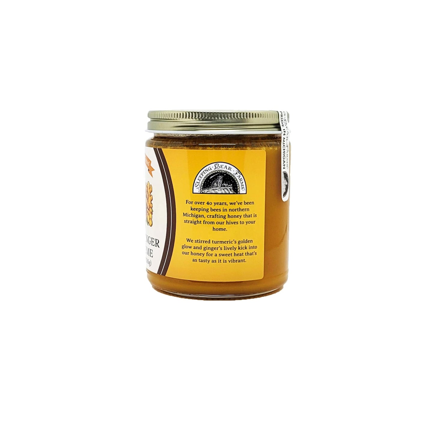 Turmeric Ginger Honey Creme - 11.5 oz. - Sleeping Bear Farms