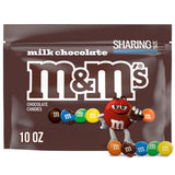 M&M'S Milk Chocolate Summer Candy Colorful Summer Snacks, Family Size, 18 Oz Resealable Bag