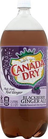Canada Dry Blackberry Ginger Ale 2L bottle