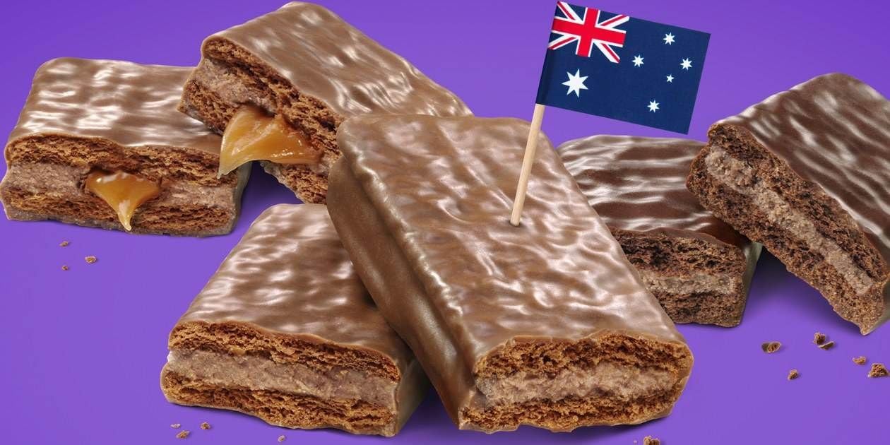 Arnott’s Tim Tam Chocolate Biscuits - 6-Pack Assortment: 2 Original, 1 Dark, 1 Double Coat, 1 Chewy Caramel, 1 White - Made in Australia