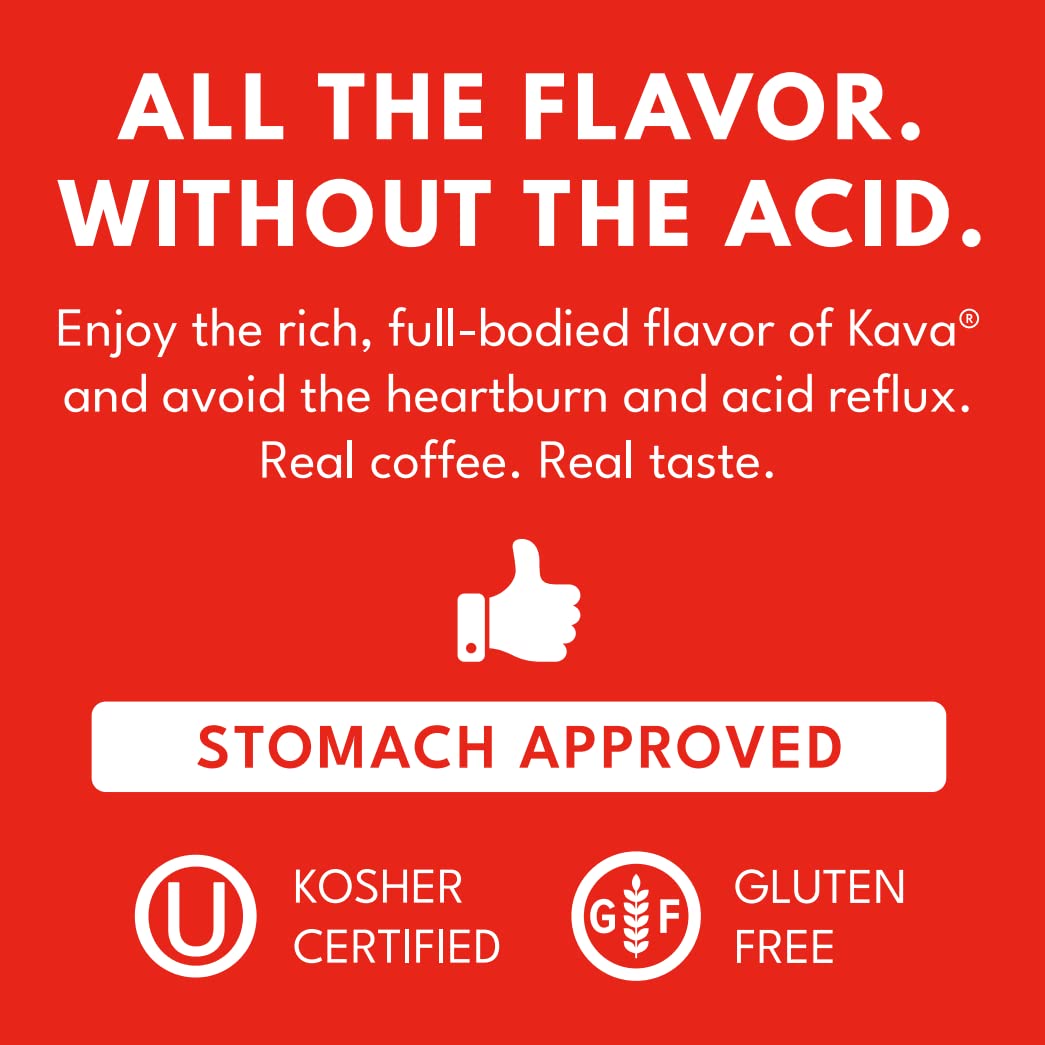 Kava Instant Coffee, Low Acid, 4 Ounce (Pack of 12)