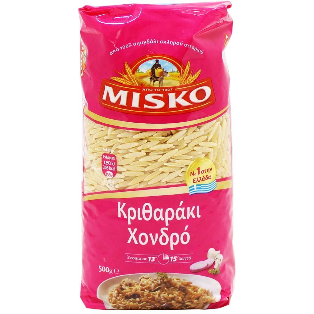 MISKO - Orzo pasta - Net Wt. 500 g.,