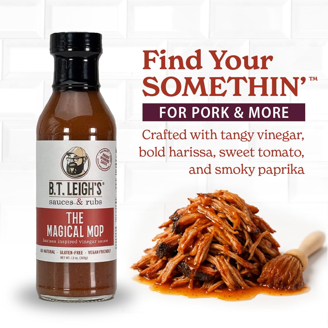 Tangy Harissa Inspired BBQ Sauce | Vegan, Gluten Free Barbecue Sauce | Made in Kentucky | All Natural, No Fillers, Small Batch, Artisan Gourmet BBQ