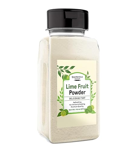 Unpretentious Lime Fruit Powder (2 Cups) Delicious Sour Flavor, Non-GMO, Adds Flavor to Drinks