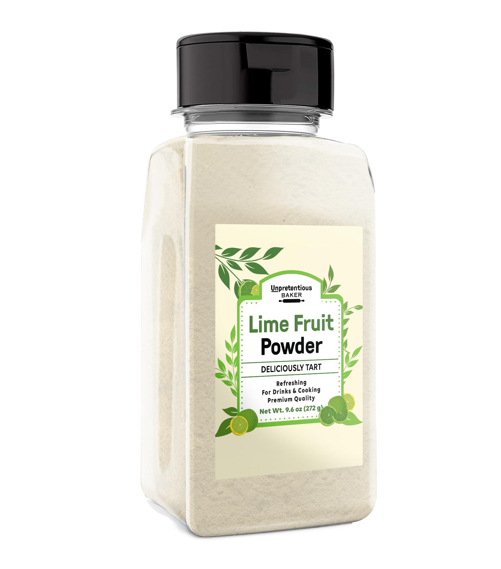 Unpretentious Lime Fruit Powder (2 Cups) Delicious Sour Flavor, Non-GMO, Adds Flavor to Drinks