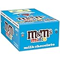 M&M'S Milk Chocolate MINIS Size Candy 1.77-Ounce Tube 24-Count