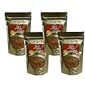 MADE IN THAILAND - THAI FOOD RECOMMEND - 4 PACK OF STIR FRIED MINCED Catfish WITH HOT YELLOW CURRY WITH VERY CRISPY TEXTURE - Pla Dook Fu Kua Kling
