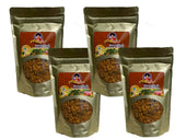 MADE IN THAILAND - THAI FOOD RECOMMEND - 4 PACK OF STIR FRIED MINCED Catfish WITH HOT YELLOW CURRY WITH VERY CRISPY TEXTURE - Pla Dook Fu Kua Kling