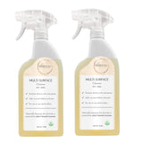 naturally it's clean Multi-Surface Cleaner Ready To Use Spray| 24 Oz Spray Bottle | 2- Pack