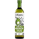 Chosen Foods Avocado Oil, 1 Liter - All Purpose Cooking Oil made from 100% Pure Avocados - Non-GMO, Gluten-Free, Keto Friendly, Glyphosate Free - 33.8 Fl Oz (Pack Of 1)