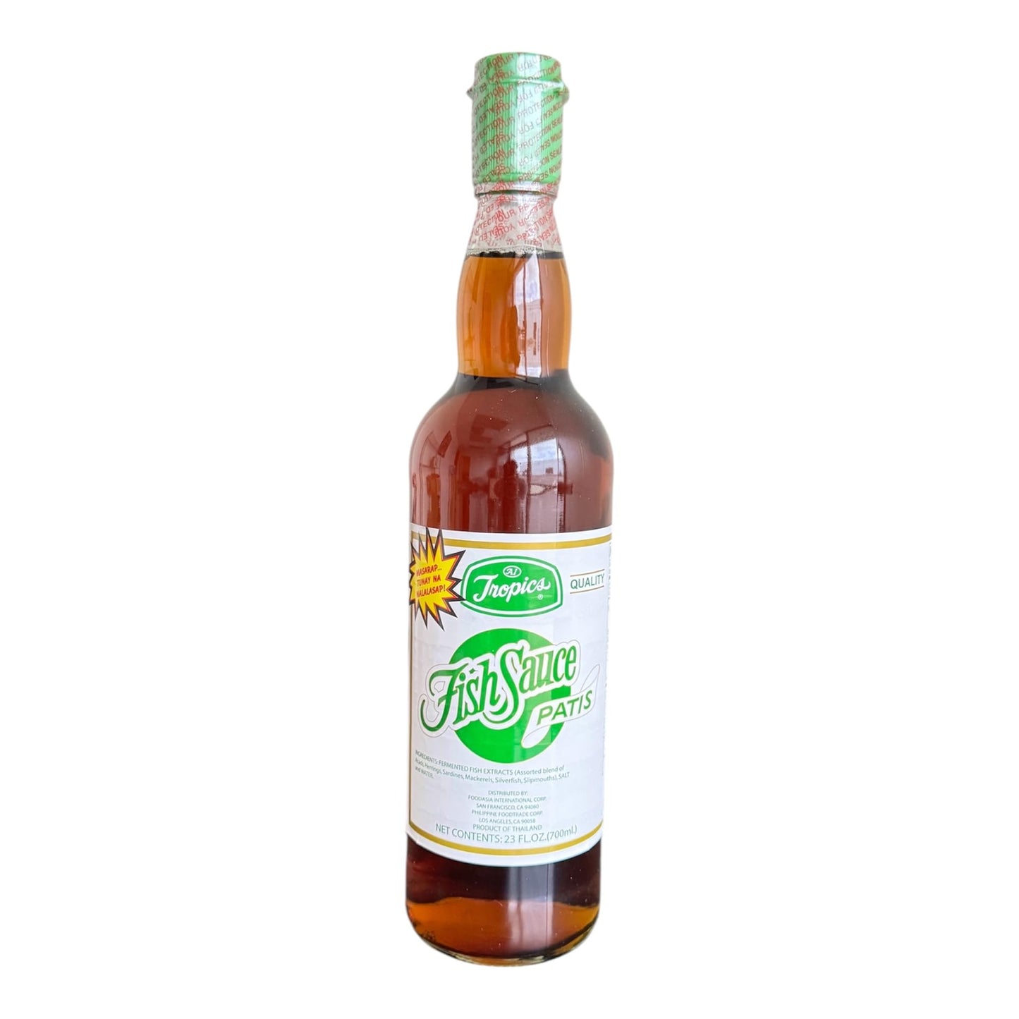 AquaNation Listing For Tropics Fish Sauce Thai Patis 23 fl oz - Authentic Filipino Seasoning for Cooking, Marinades, Soups & Dipping - Bold Umami