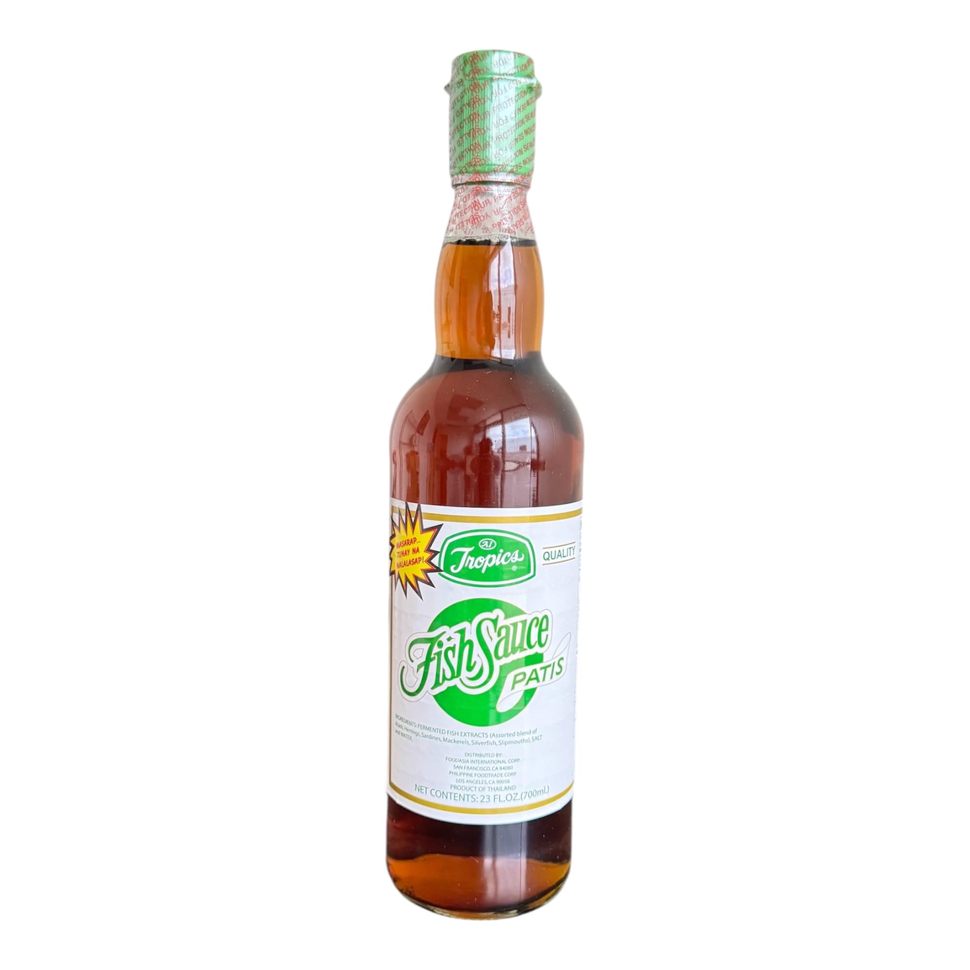 AquaNation Listing For Tropics Fish Sauce Thai Patis 23 fl oz - Authentic Filipino Seasoning for Cooking, Marinades, Soups & Dipping - Bold Umami
