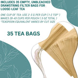 Probiotic Support Herbal Tea - Gut Balance & Digestive Comfort Blend | Dandelion, Chicory, Burdock, Elecampane & Peppermint | Caffeine-Free | + 35
