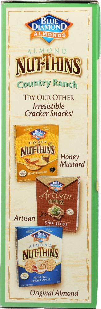 Blue Diamond - Nut Thins - Country Ranch - Case of 12-4.25 oz.