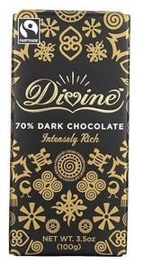 Divine Fairtrade Dark Chocolate - 70% Cocoa (100g)
