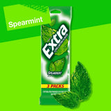 EXTRA Spearmint Sugar Free Chewing Gum, 3 Pack Bulk Gum (45 Sticks Total), Long-Lasting Fresh Breath, Individually Wrapped