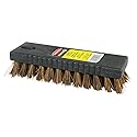 Rubbermaid Yellow Palmyra Charcoal Bristle Cleaning Brush, Ideal for General Purpose, Wet/Dry Use