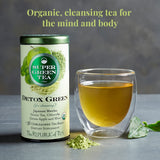 The Republic of Tea - Organic SuperGreen Detox Green Tea, 36 Tea Bags, Gluten Free