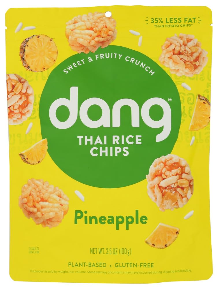 Dang Pineapple Thai Rice Chips, 3.5 OZ