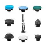 Leebein Electric Grill Brush for Outdoor, 2026 Upgraded BBQ Grill Cleaner with 3 Heads, 3-Speed & Angle Adjust Cordless Rotary Grill Brush, 150Mins