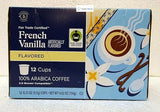 Barissimo French Vanilla Coffee Single Serve 12 Cups Box Fair Trade Certified