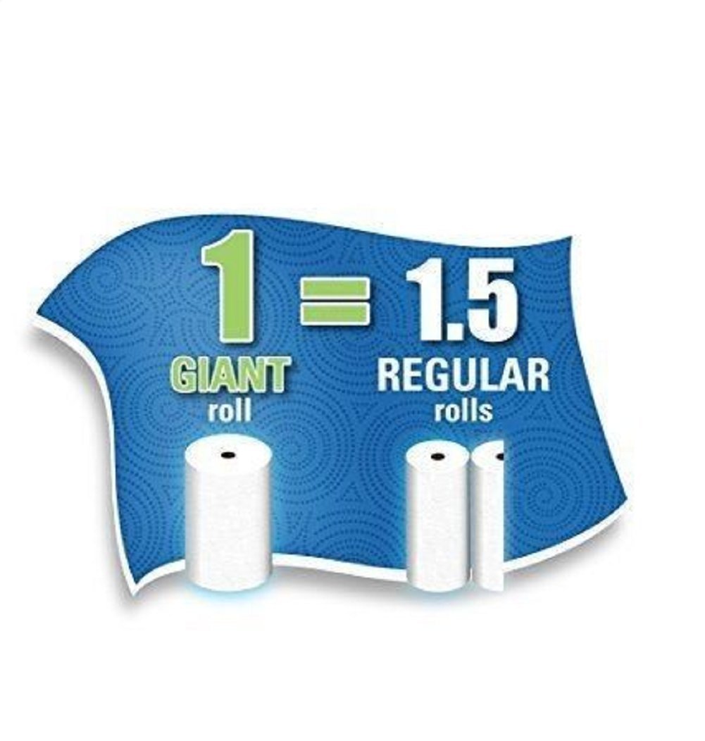 Sparkle Paper Towels 24 Giant Rolls ,2-ply Paper Towel Pick-A-Size Sheet Classic Sparkle Just White Pick A Size