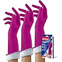 PLAYTEX Living Reuseable Rubber Cleaning Gloves (Medium, 3 Pairs), Premium Protection Reusable Household Gloves