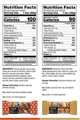 Kind Minis, Variety Pack. Contains 1 Peanut Butter Dark Chocolate, and 1 Caramel Almond & Sea Salt, Low Calorie, Gluten Free, Low Sugar, Healthy