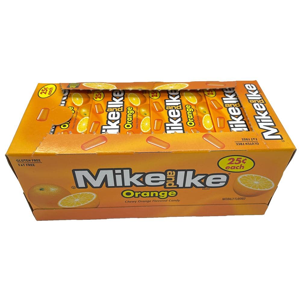 JustBorn Mike and Ike Orange Candies - 0.78-oz Box Case of 24