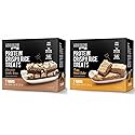 Protein Crispy Rice Treats, 15g Protein, 3g-7g Net Carbs, Variety Pack, Low Carb, Fluffy, Soft, Chewy, Gluten Free, High Fiber, Keto-Friendly