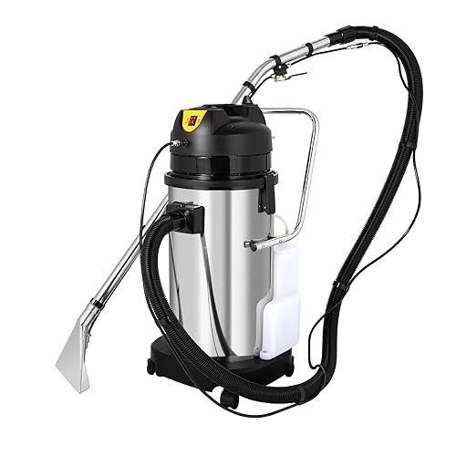 Wtobybt Carpet Cleaner, 110V 1049W 40L Carpet Cleaning Machine Multi-Purpose Wet Dry Upright Vacuum Floor Shampooer Machine with 3 Vacuuming Head