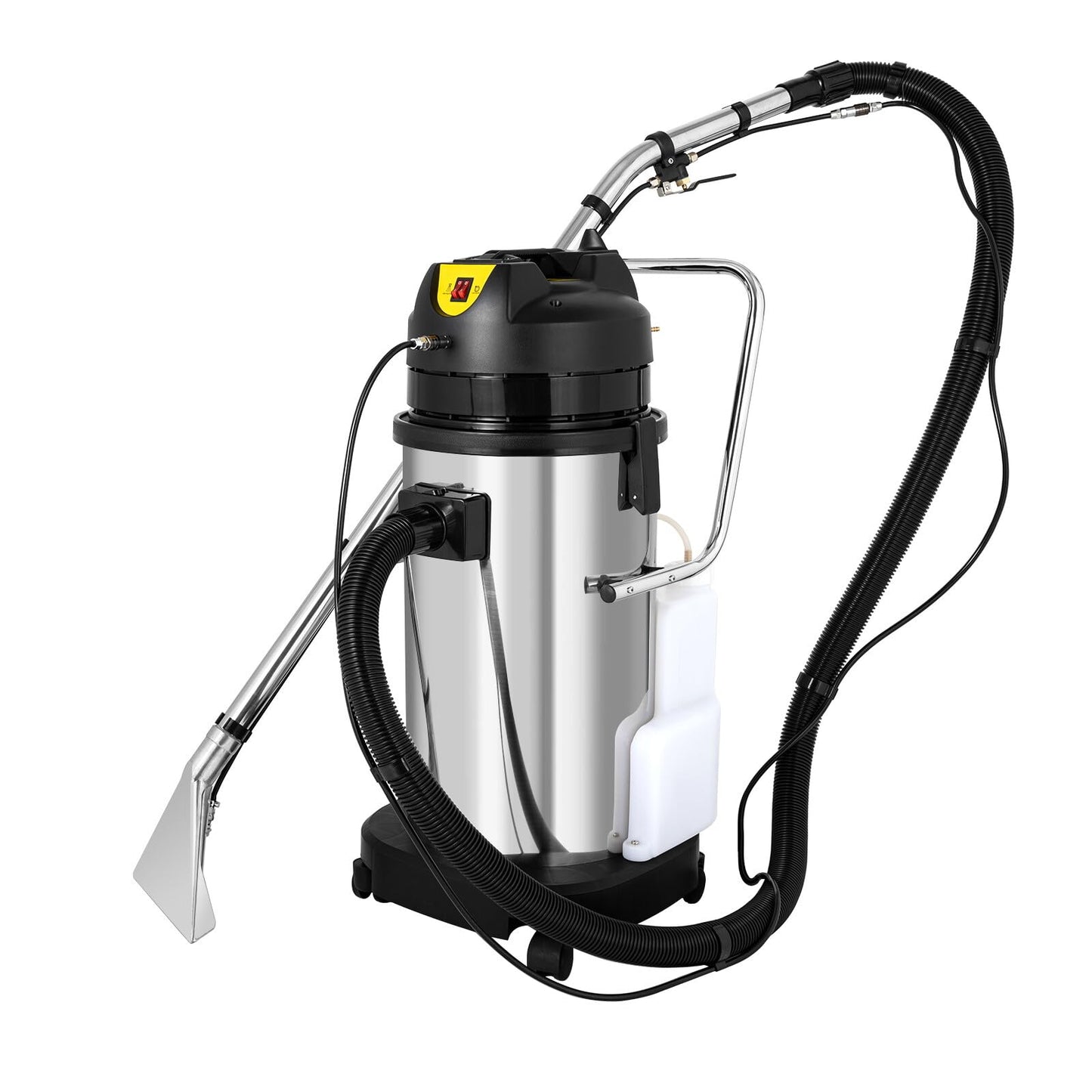 Wtobybt Carpet Cleaner, 110V 1049W 40L Carpet Cleaning Machine Multi-Purpose Wet Dry Upright Vacuum Floor Shampooer Machine with 3 Vacuuming Head