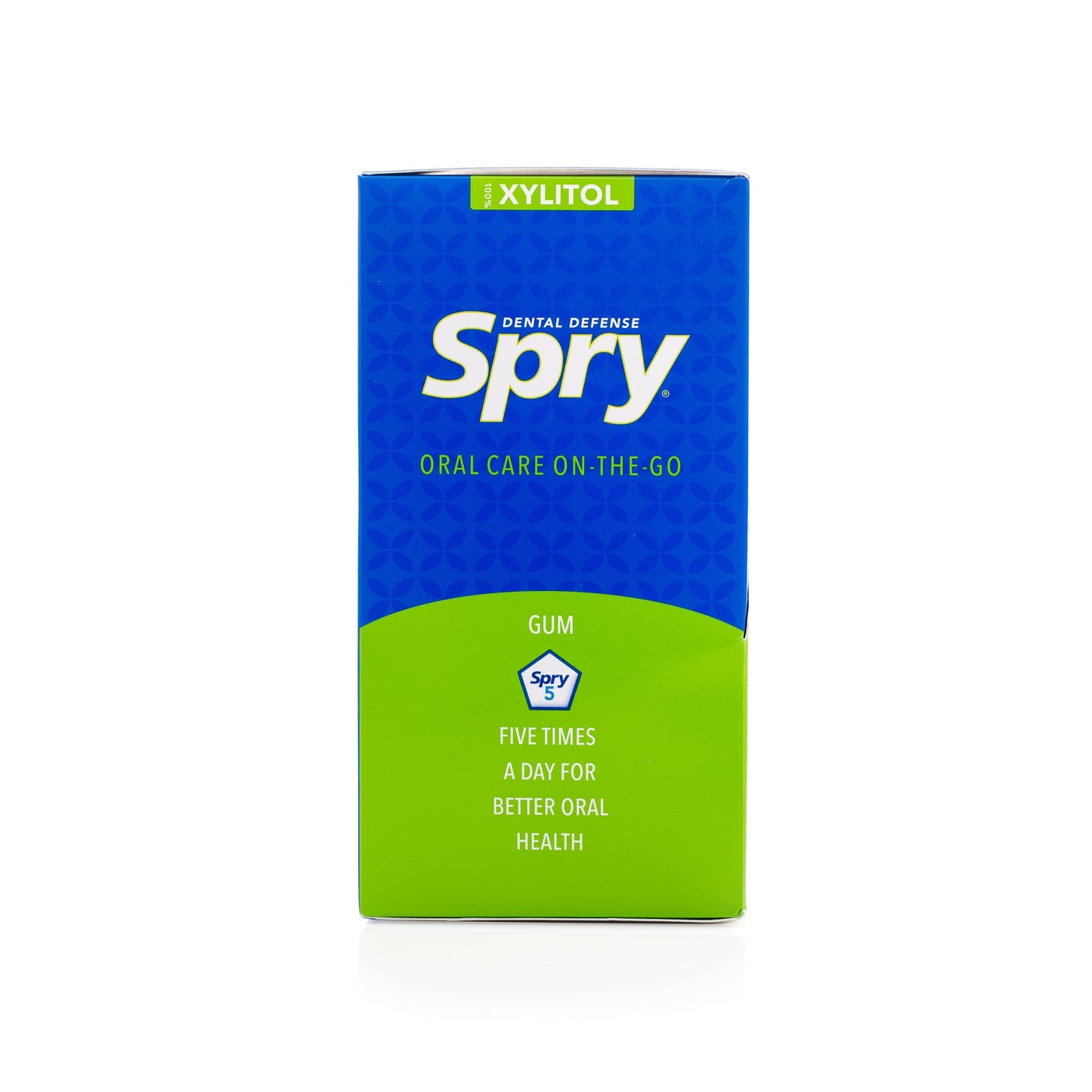 Spry Fresh Natural Xylitol Chewing Gum Dental Defense System - Aspartame-Free, Sugar-Free, Non-GMO, Gluten-Free 400 pieces (2 pieces/pack)