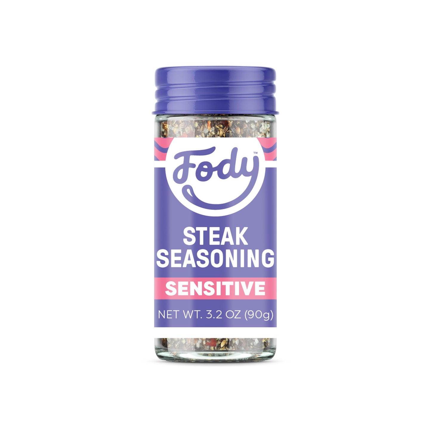 Fody Foods Steak Seasoning, 3.2 Oz, Garlic and Onion Free, Low FODMAP Certified, Gut & IBS Friendly, Vegan, Non-GMO, Gluten Free, Keto Friendly, Great