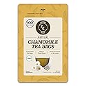 Gourmet Royale Chamomile Tea, 100 Count, Sustainable Tea Bags, Caffeine & Sugar Free, Premium Chamomile from Sri Lanka, Resealable Bag, Pure