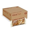 thinkThin Crunch Chocolate Dipped Mixed Nuts, Gluten Free, 1.41 Ounce Bars (Pack of 15)