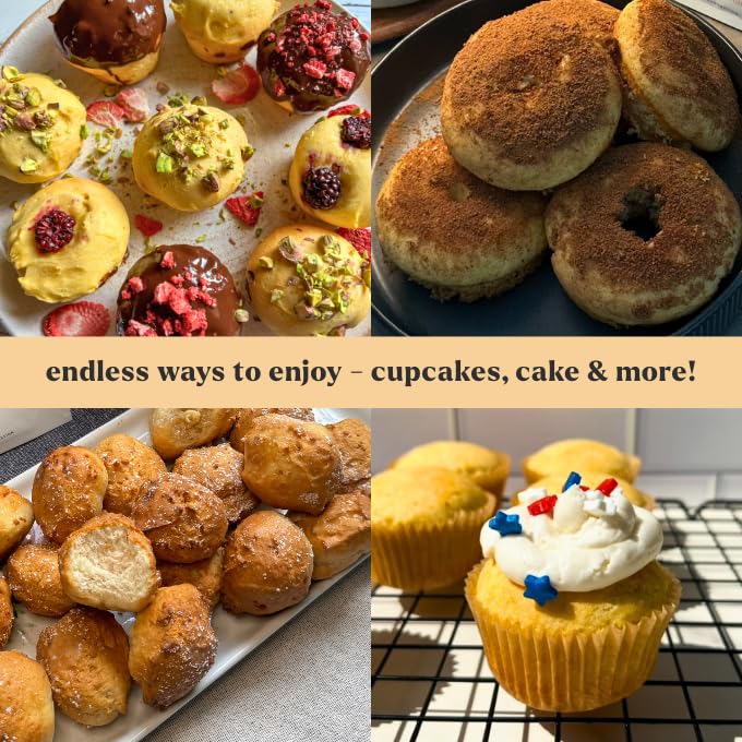 Scotty's Everyday - Keto Cupcake & Cake Mix - 0g Net carbs, 0g Added Sugar, Gluten-Free, High Fiber - No Nut Flours - 10.6oz, Pack of 1
