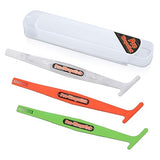 Gomake Vinyl Wrap Stick Magnet Micro Squeegee for Vinyl Car Wrapping Flexible Mini Squeegee Stick Curves Slot Tint Tool Set with Different Hardness