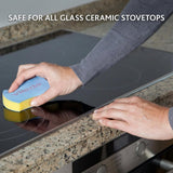 Vileda Scrunge Glass Ceramic Stovetop No-Scratch Scrub Sponge (Pack of 4)