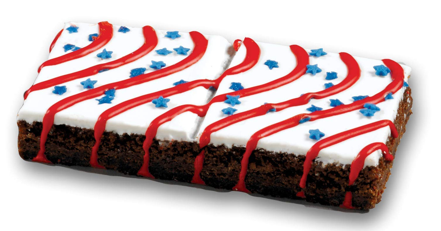 Little Debbie Red, White, & Blue Brownies