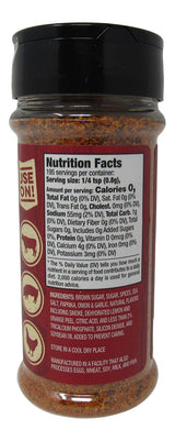 Buc-ee's Texas Round Up BBQ Rub, Gluten Free, One 5.5 Ounce Shaker Bottle